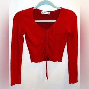 Hollister tight long sleeve shirt